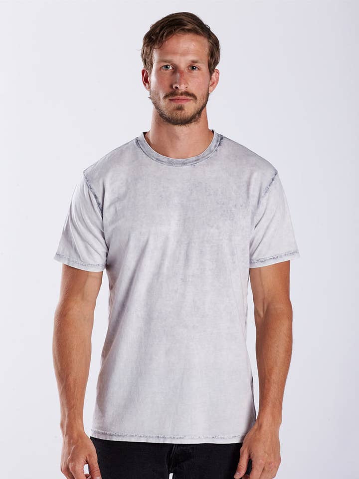 US Blanks - Wholesale T-Shirt - Men's - Unisex Seam Wash Garment Dyed Crew, 30 singles1