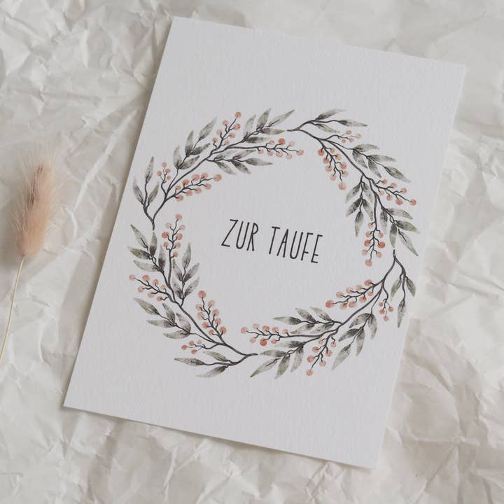 Cartão "Para o Batismo" por atacado de hi_frieda x petite Tilda