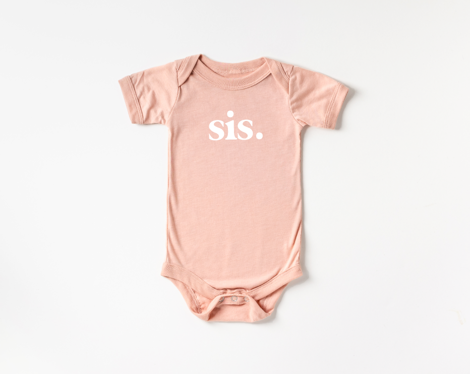 SBG Co. – wholesale Overall - Baby – sis. Onesie1