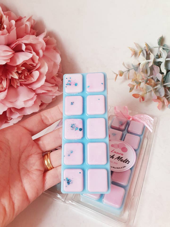 Barra de Cera de Soja Bubblegum em Concha Clam Shell por atacado de The Laura Lush Boutique