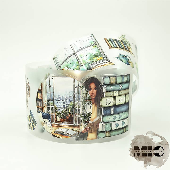 MIC & MIM Premium Paper Shop - Wholesale Tape - MIC | PET Tape (3D Glossy & Kiss-cut): Pages in the Rain