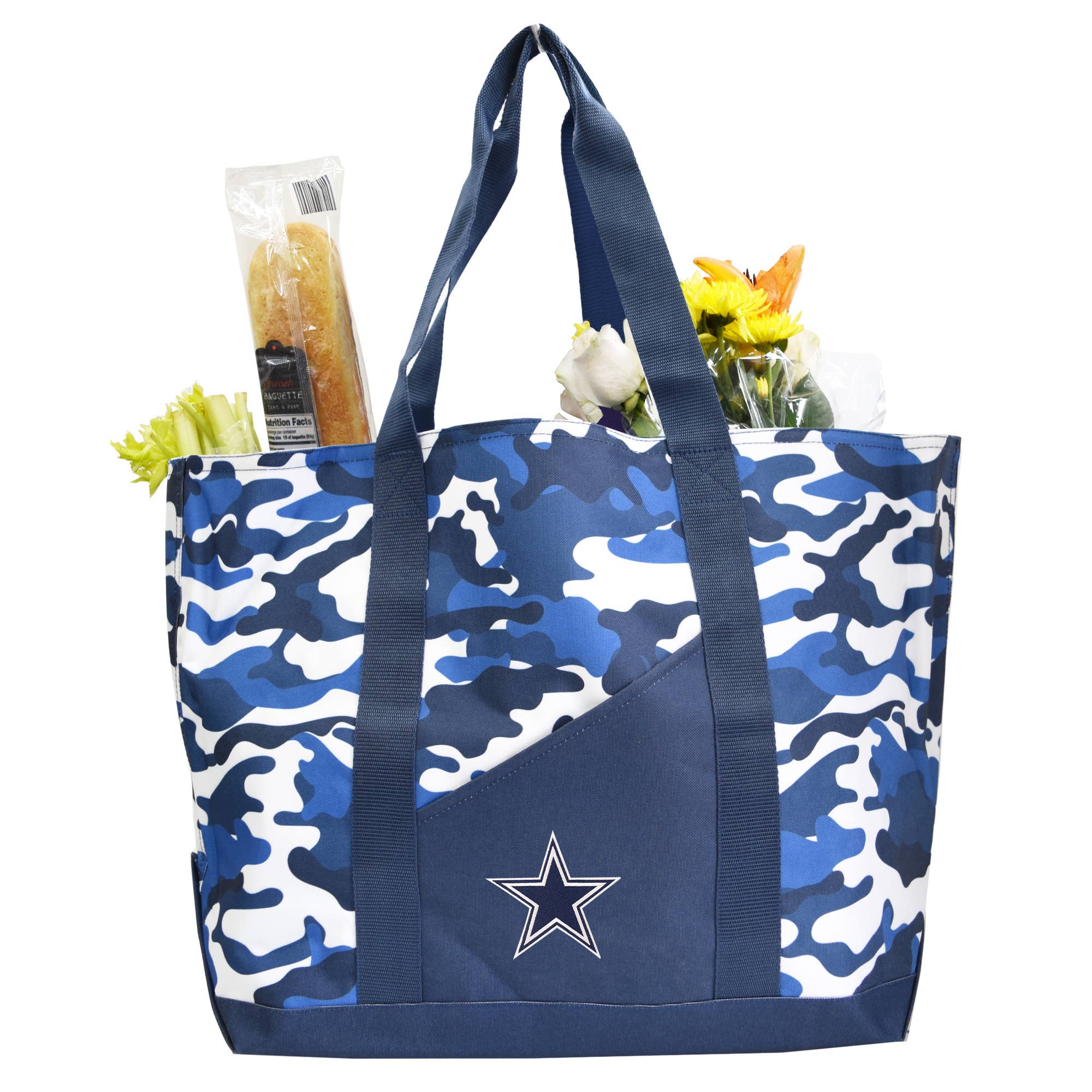 Little Earth Productions - Wholesale Tote Bag - Women's - NFL Dallas Cowboys Super-Duty Camo Tote2
