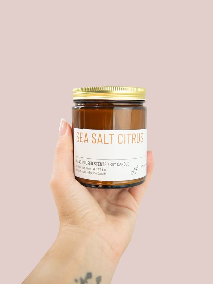 Citrinos com Sal Marinho por atacado de J.P. Waxington Candle Company