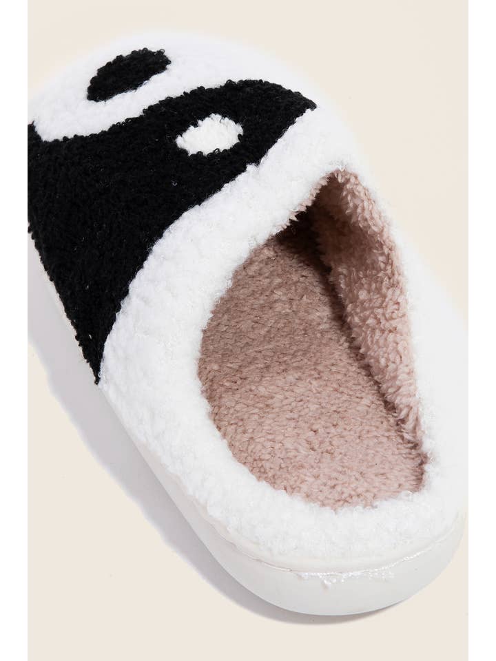 BWL Yin Yang Pattern Fuzzy Slippers for wholesale on Faire2