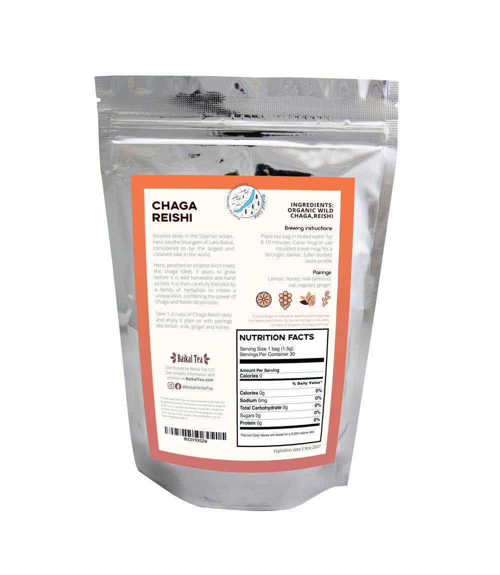 Baikal Tea - Wholesale Health/Detox Tea - Chaga + Reishi8