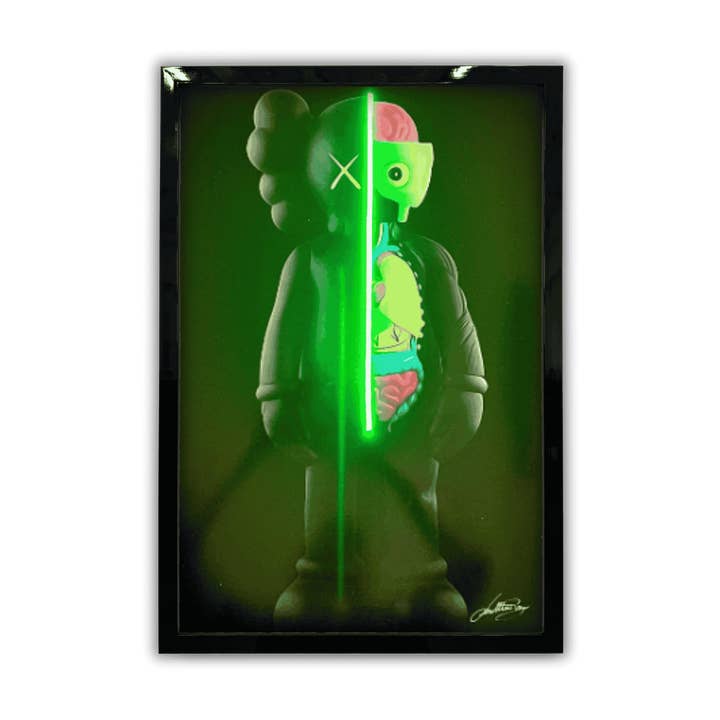 LEDMansion - Wholesale Wall Accent - KAWS Dissected | LED Wall Art5