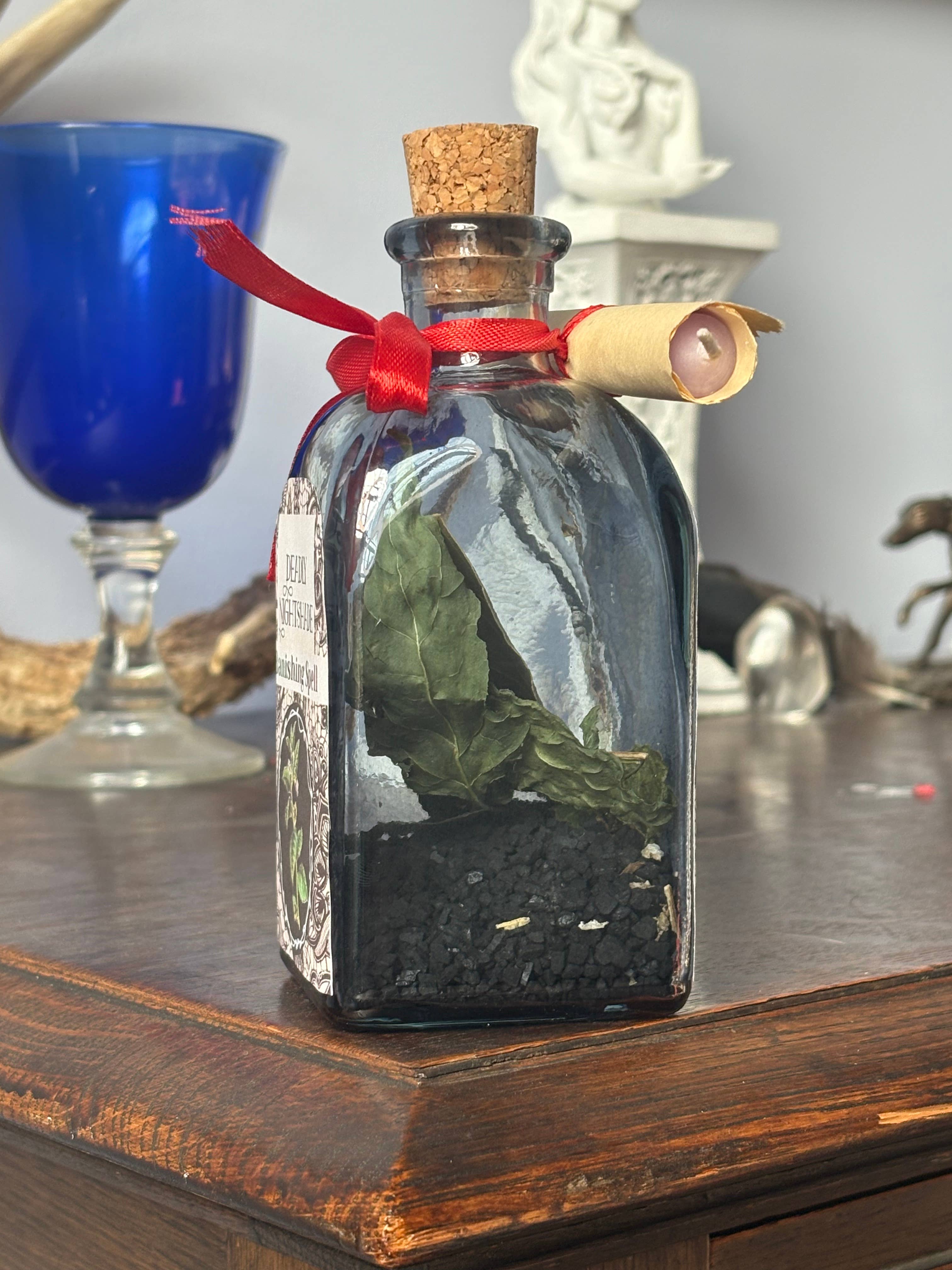 Envision Crystal - Wholesale Spiritual Stone/Crystal - Deadly Nightshade Banishing Spell Jar - Custom Spell Kit3