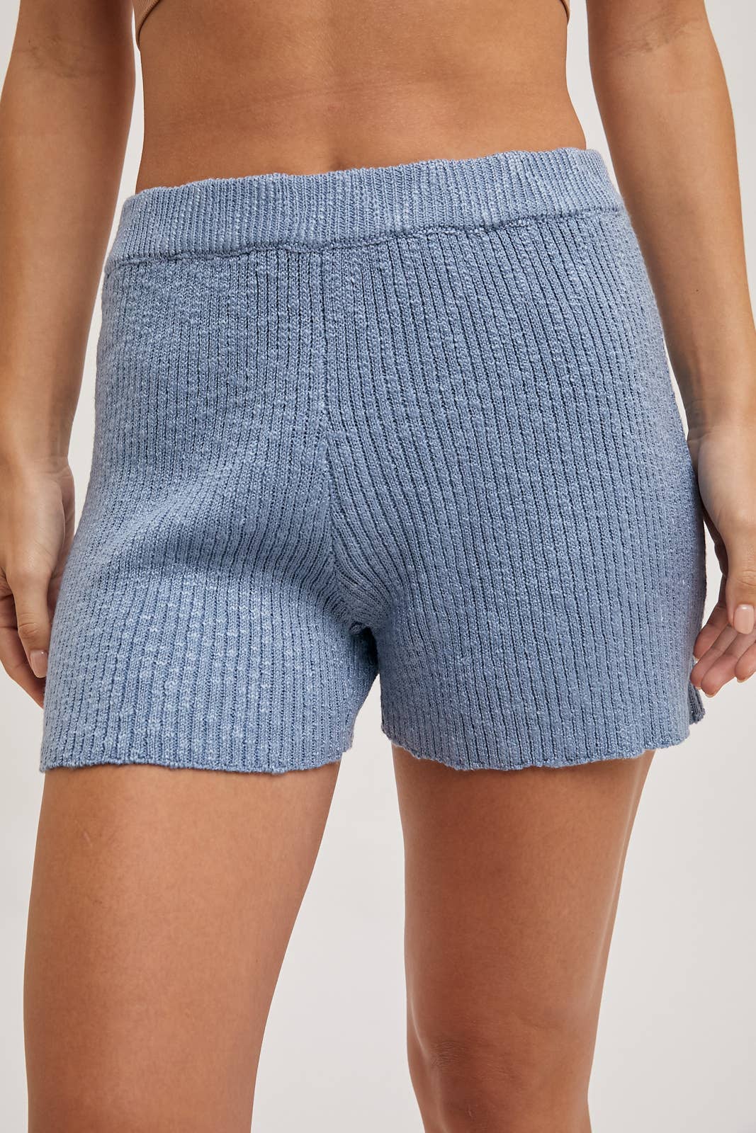 Bluivy - Wholesale Lounge Set - Women's - SLEEVELESS SIDE SLIT & SHORT KNIT SWEATER SET30