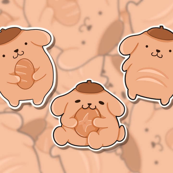 Arianna Rose Art - Wholesale Sticker - Pompompurin Bakery Stickers