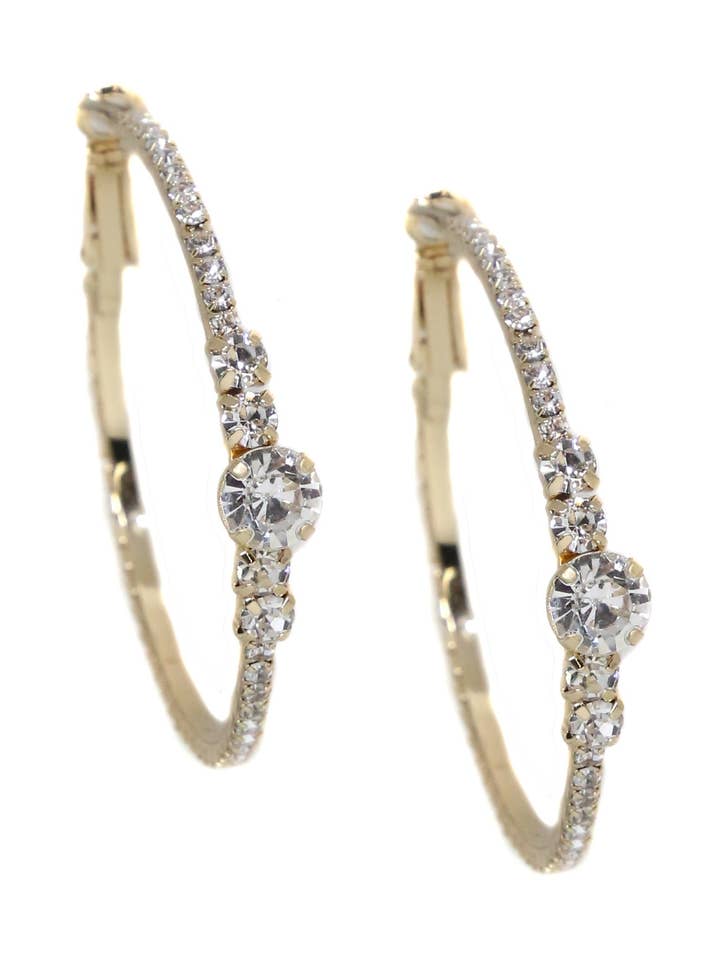 Hollywood Hoops Gold für den Großhandel von Ettika