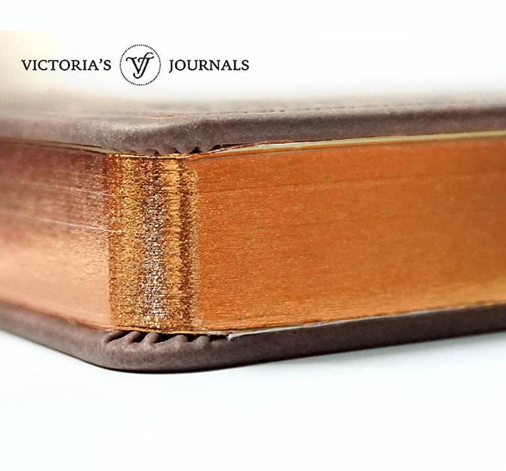 Victoria's Journals – wholesale Journal/diary – Vintage Classic Style Journal Vegan Leather (Brown)S6
