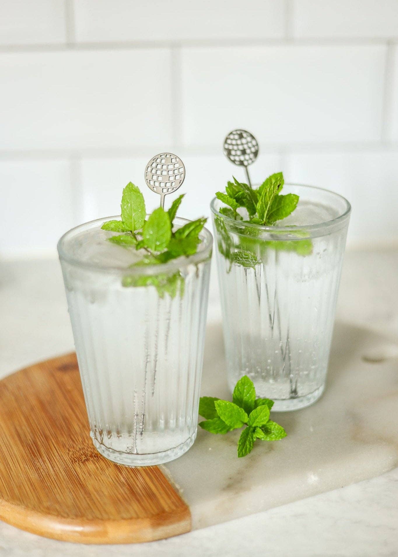 Pivot - Wholesale Drink Stirrer - Disco Ball Cocktail Stirrers - Set of 41