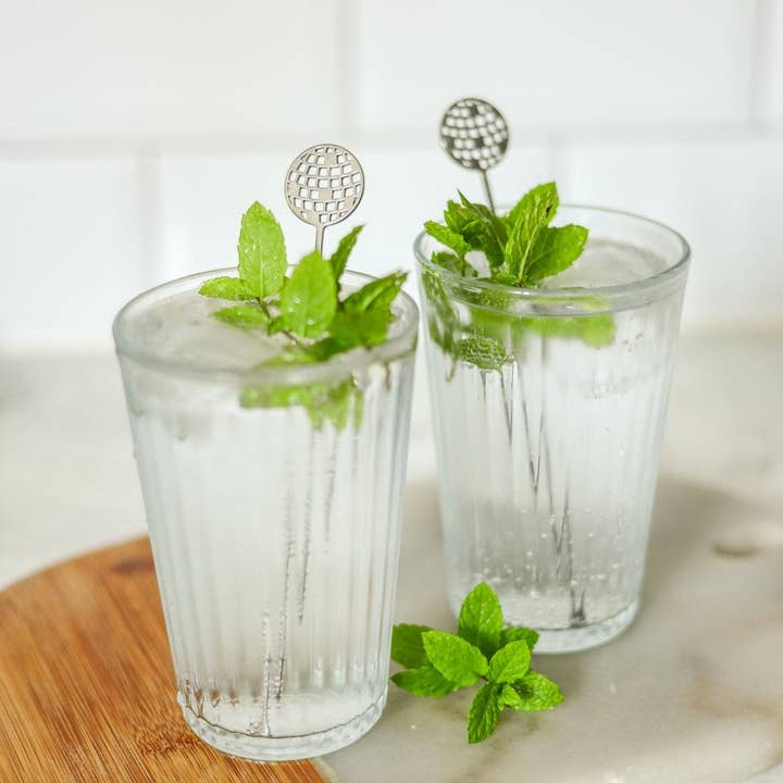 Pivot - Wholesale Drink Stirrer - Disco Ball Cocktail Stirrers - Set of 41