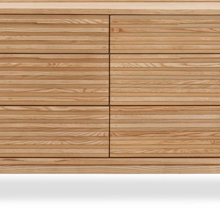 Modus Furniture International - Wholesale Bedroom Furniture - Tanner Six Drawer Ash Wood Dresser in Flaxen1