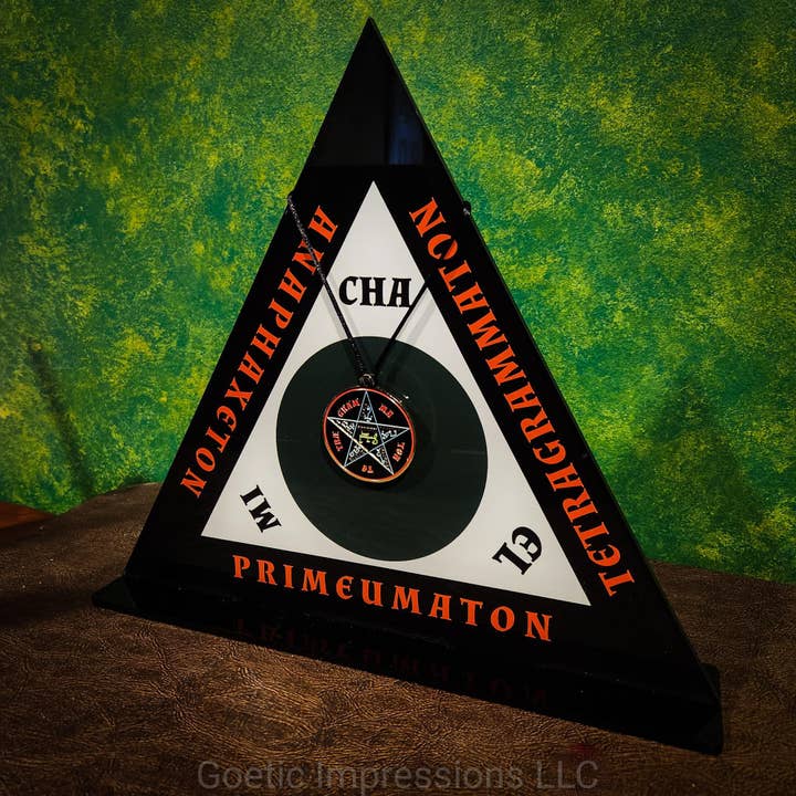 Goetic Impressions – wholesale Meditation supplies – Lesser Key of Solomon Magickal Circle and Triangle Complete Set9