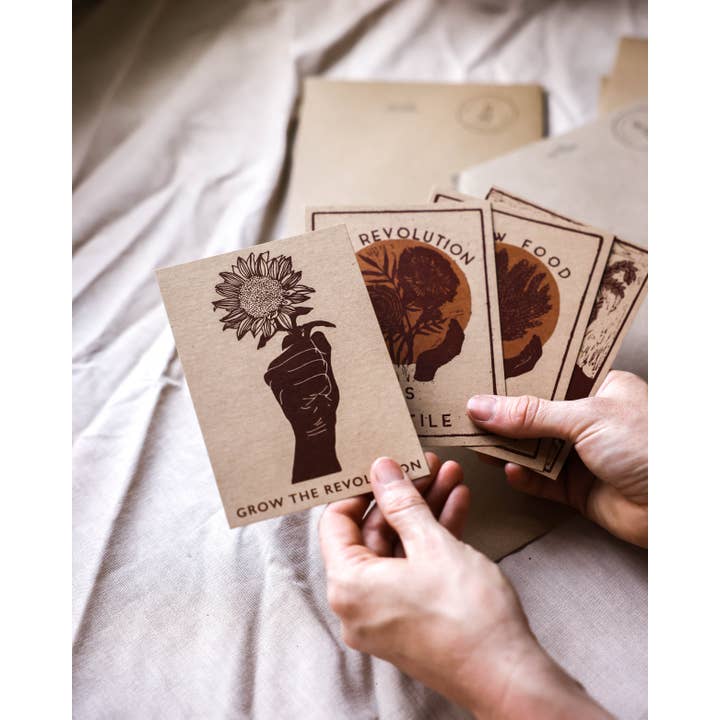 Rosanna Morris - Wholesale Postcard Set - Pack of 4 Postcards - Grow