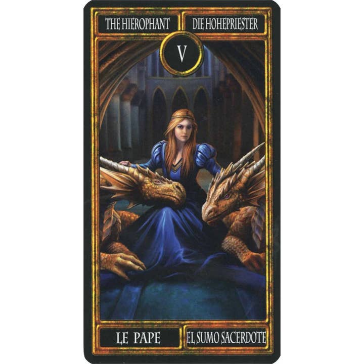 Cardshouse - Wholesale Tarot Cards - Anne Stokes Dragon Tarot Cards Deck Fournier