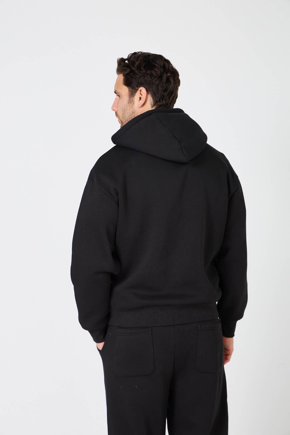 Black Oversized Set Neoprene Fabric. for wholesale on Faire4