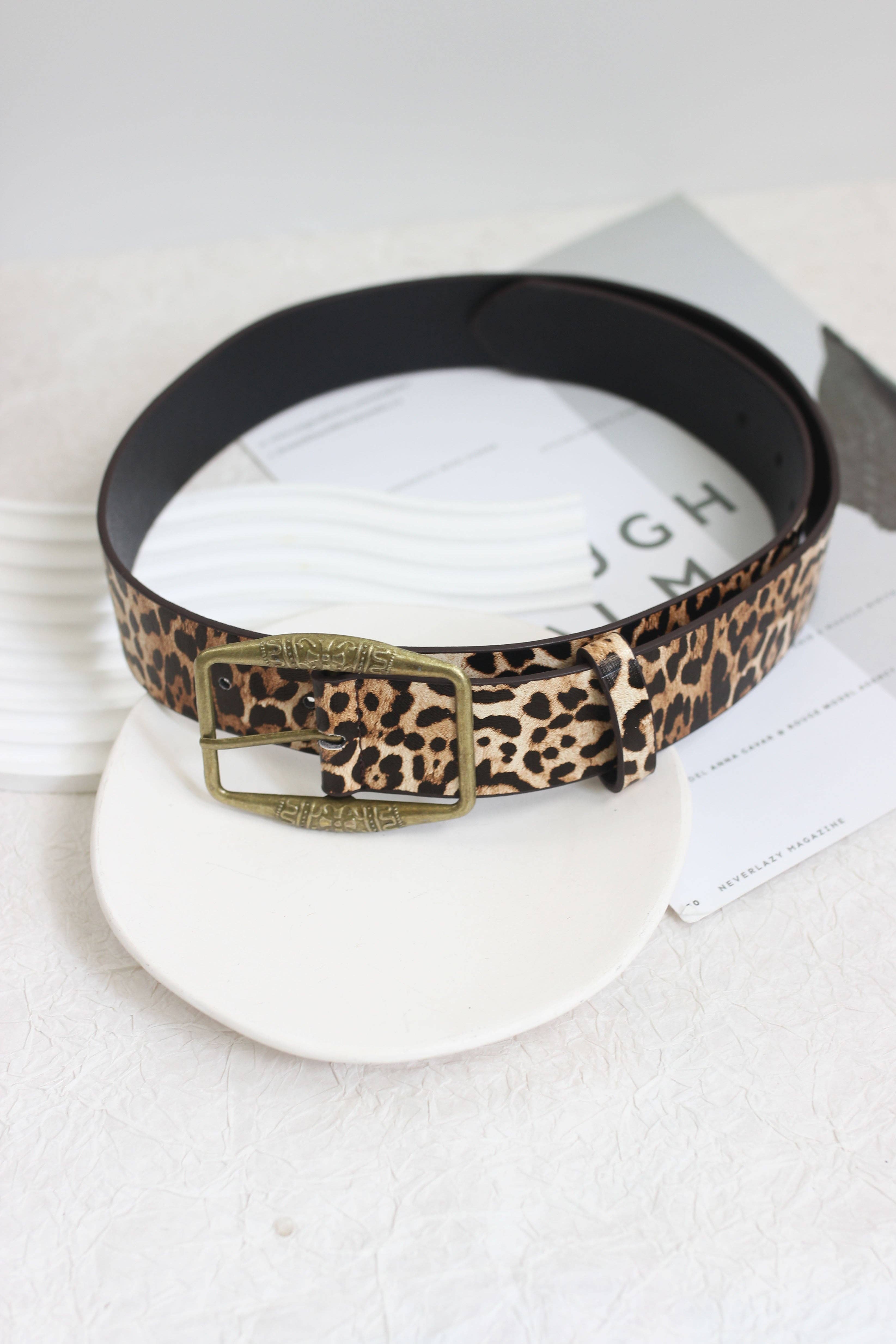 ESLEY - Wholesale Belt - Women's - A2507MJ33922 - Vintage Style PU Leather Belt2