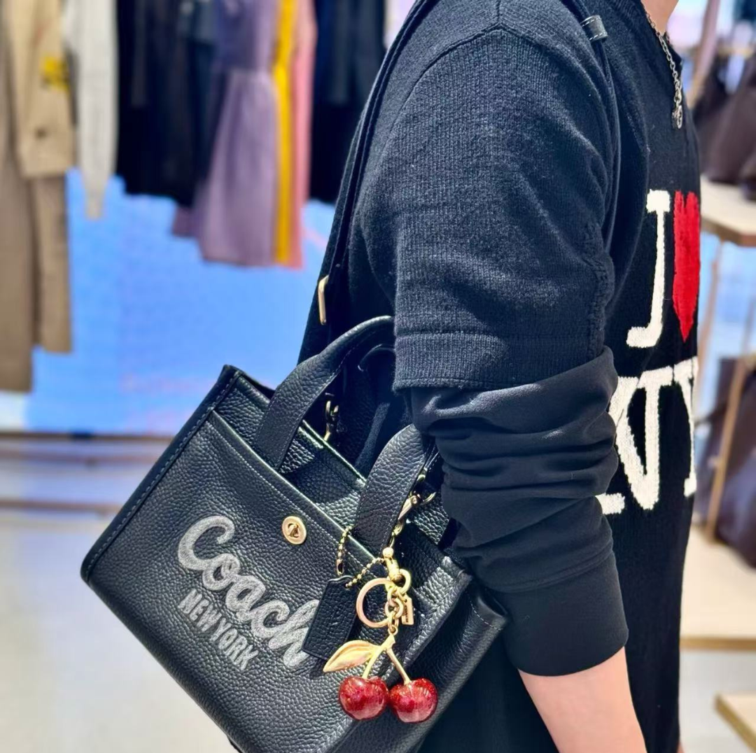 LadyJuneAccessories - Wholesale Keychain - Women's - Sparkling Cherry Bag Charm & Keychain8