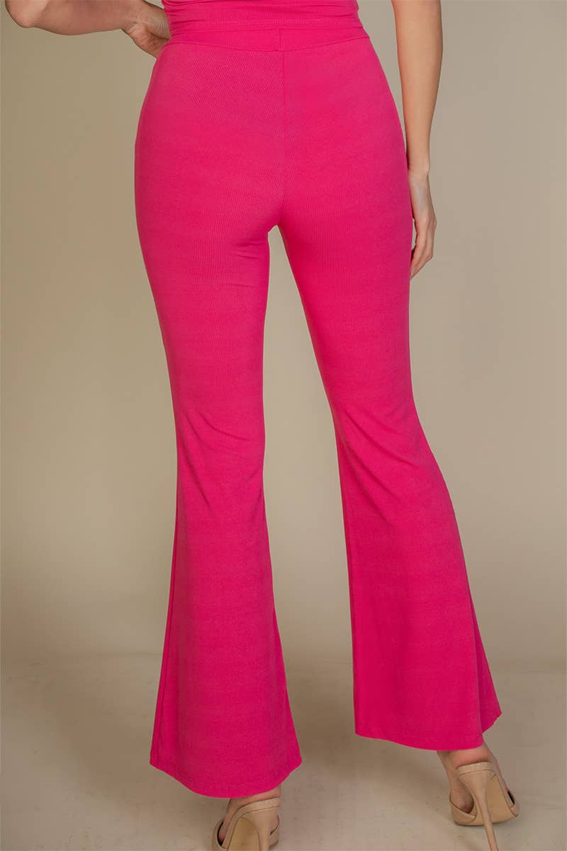 CAPELLA APPAREL - Wholesale Pants - Women's - High Waisted Flare Pants46