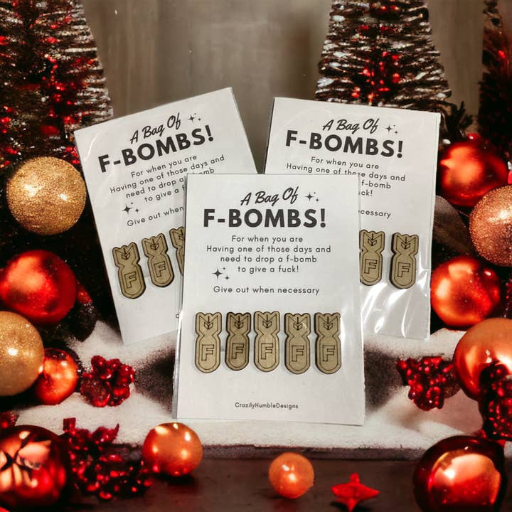 Crazilyhumbledesigns - Wholesale Gag Gift/Novelty Gift - F-bombs, funny Gag Gift, great for stocking stuffers, Adult