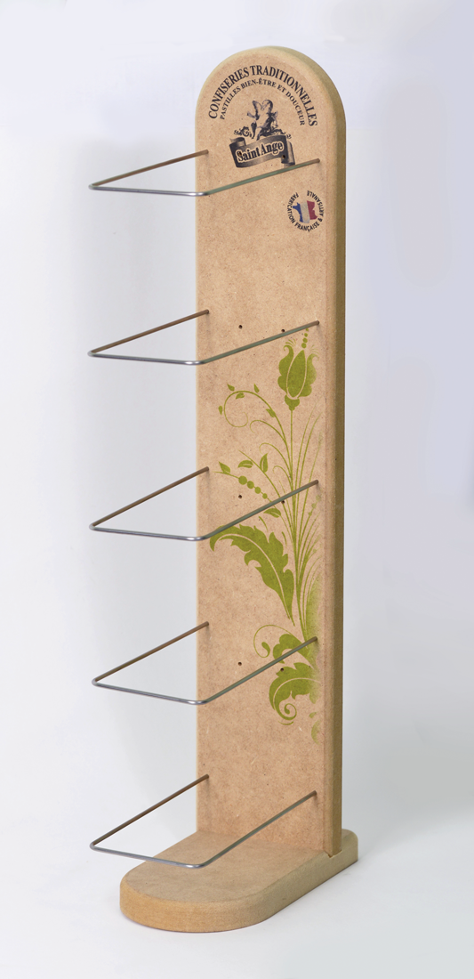 Bonbon-France - Venta al por mayor Estantes de exposición de minoristas - Alimentos y bebidas - Expositor Saint-Angelo para 5 cajas4