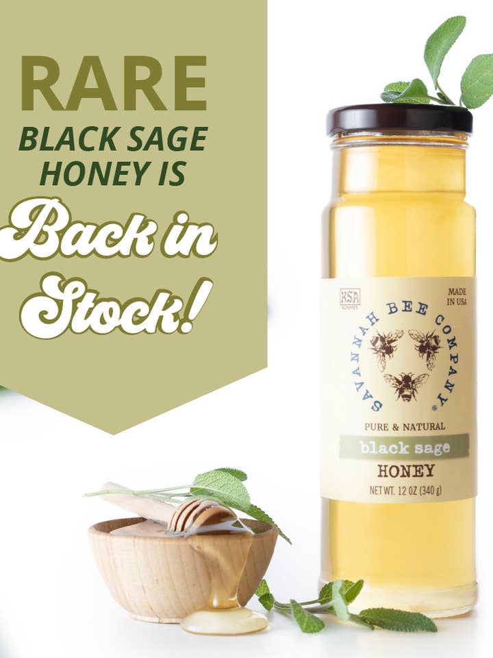 Black Sage - 12oz for wholesale by Savannah Bee Company