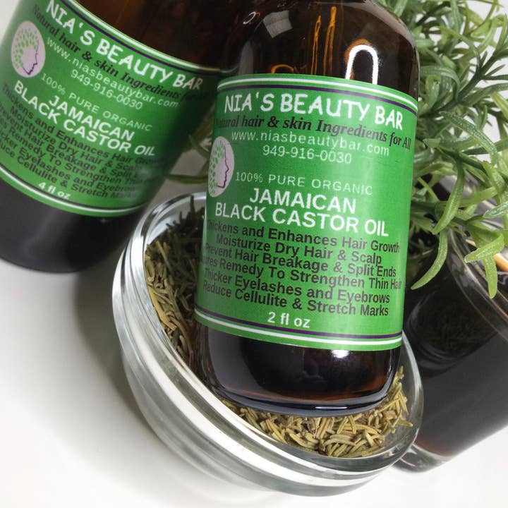 Jamaicaanse zwarte castorolie voor haar- en huidverzorging voor wholesale door NIA'S BEAUTY BAR L.L.C.
