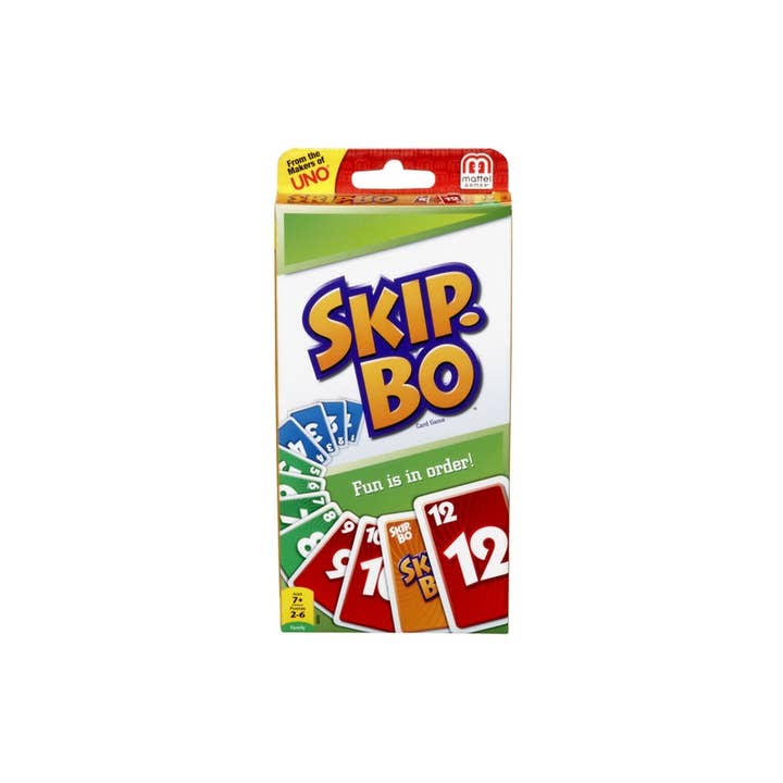 Mattel Skip-Bo Card Game - Multicolored, 162 Pieces for wholesale by Everyday Supply Co