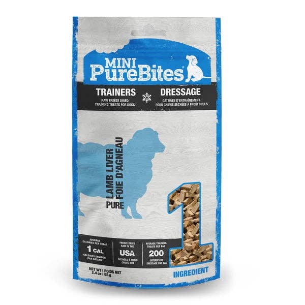 Purebites Mini Lamb Training Treats 68g for wholesale by La boite à Penny