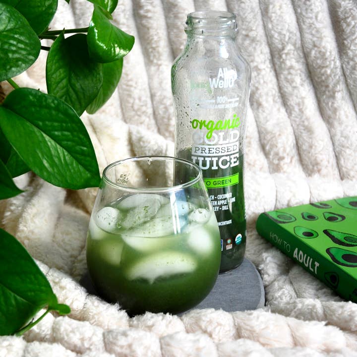 AllWellO - Wholesale Wellness Juice/Tonic - Detox with Organic Cold-Pressed Go Green Juice
