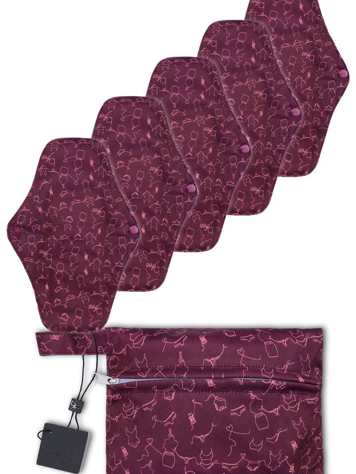 Reusable Stay-Dry Leakage & Period Pads - 5 Pack for wholesale by B Free AUSTRALIA