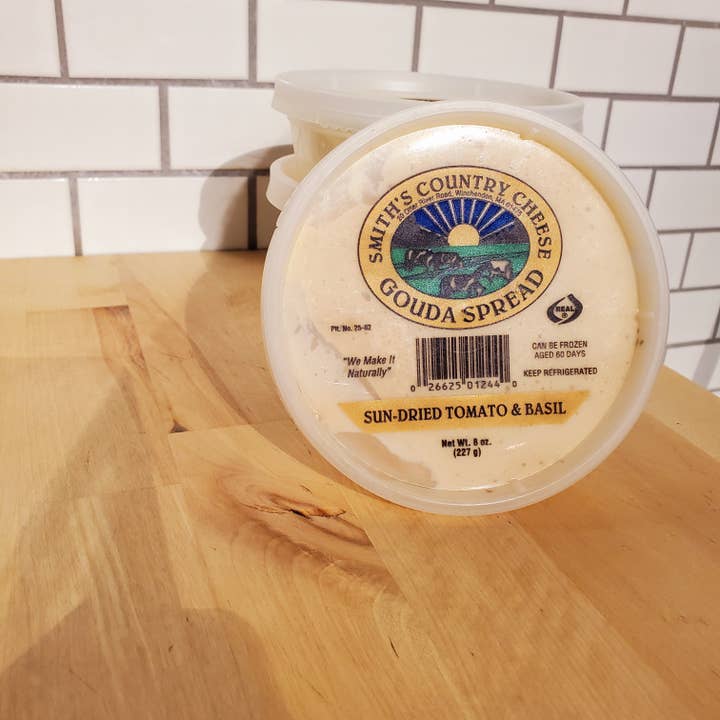 Smith's Country Cheese - Wholesale Cheese - Gouda Spread: Sun-Dried Tomato & Basil2