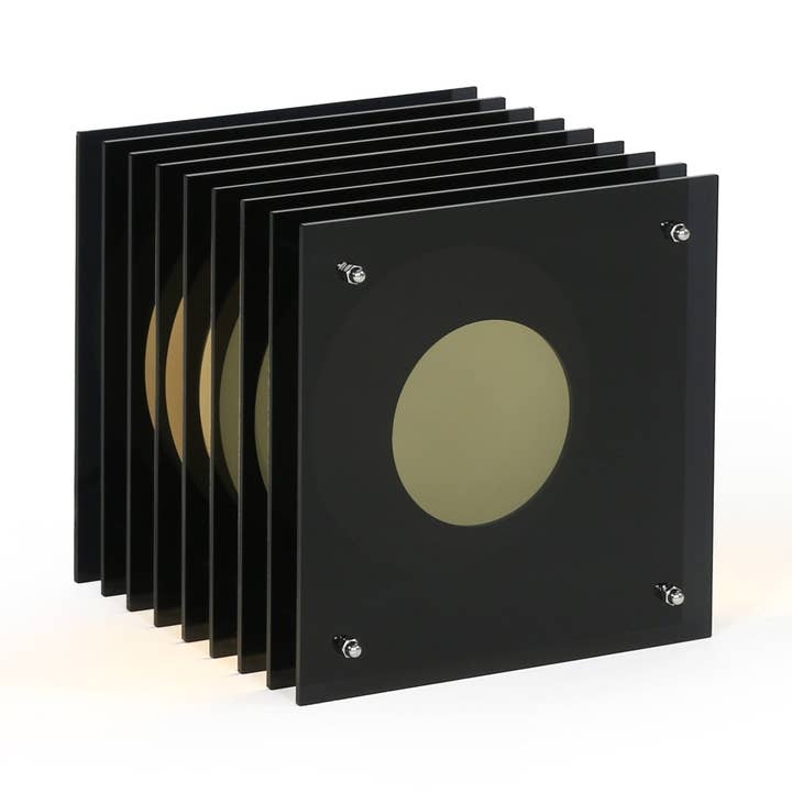 Lớp small square in dark grey acrylic for wholesale by BANG