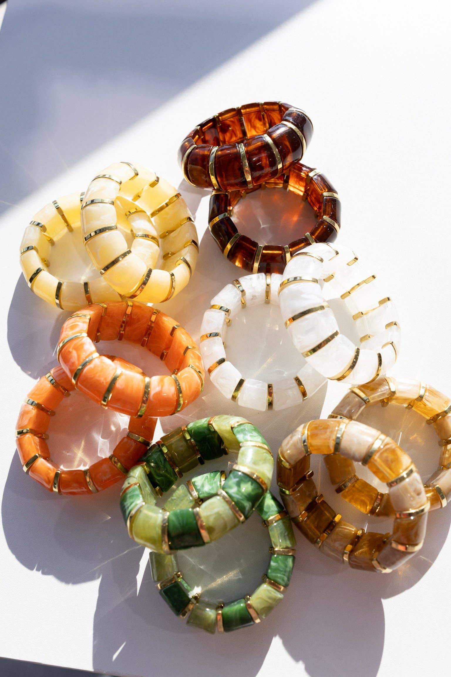 BELJOY - Wholesale Armband - Bibi Stretch Armband - Wit3