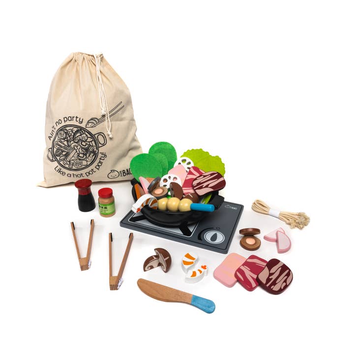 Bitty Bao - Wholesale Wood Toy - Kids - Bitty Bao Wooden & Magnetic Hot Pot Toy Set3