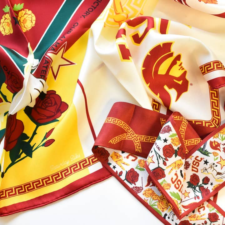 Saturday Silks - Wholesale Scarf - Women's - USC Trojans Saturday Scarf™5