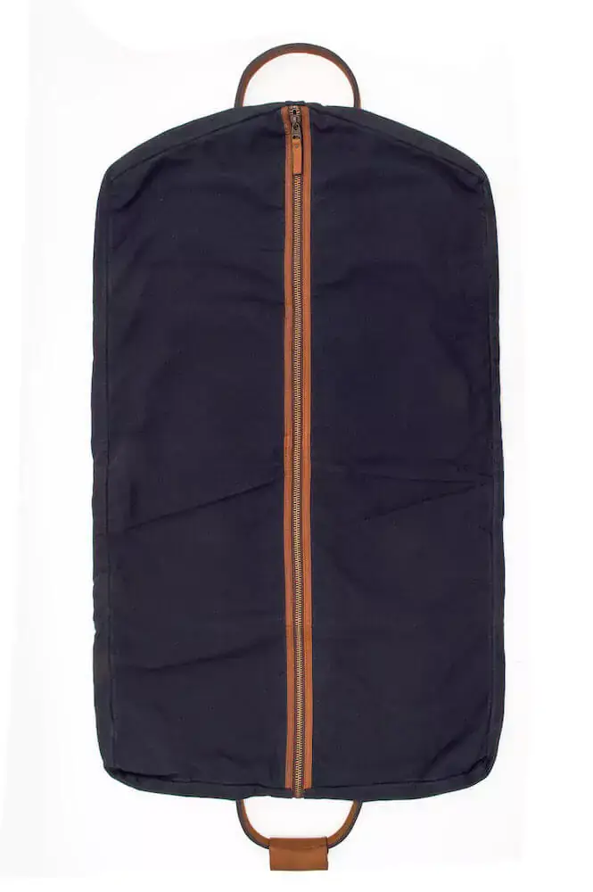 Mission Mercantile Leather Goods – Engroshandel Dragtpose – Kampagne Voksbehandlet lærred Tøjpose12