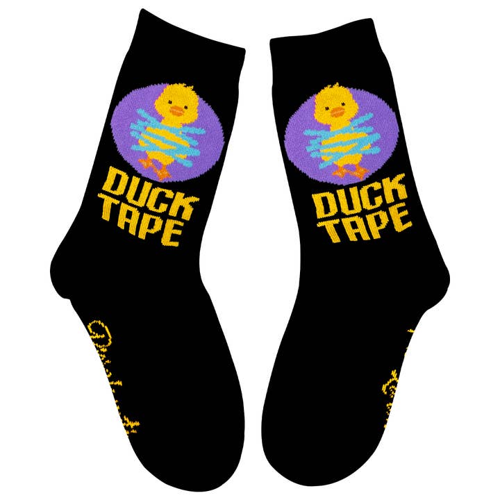 Duck Tape - Kids Socks - One Hit Wonders Mini - Size S for wholesale by Boogie Toes