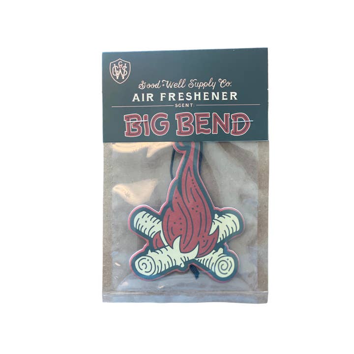 Good & Well Supply Co. - Wholesale Car Freshener - Unisex - Big Bend Air Freshener / Auto Fragrance