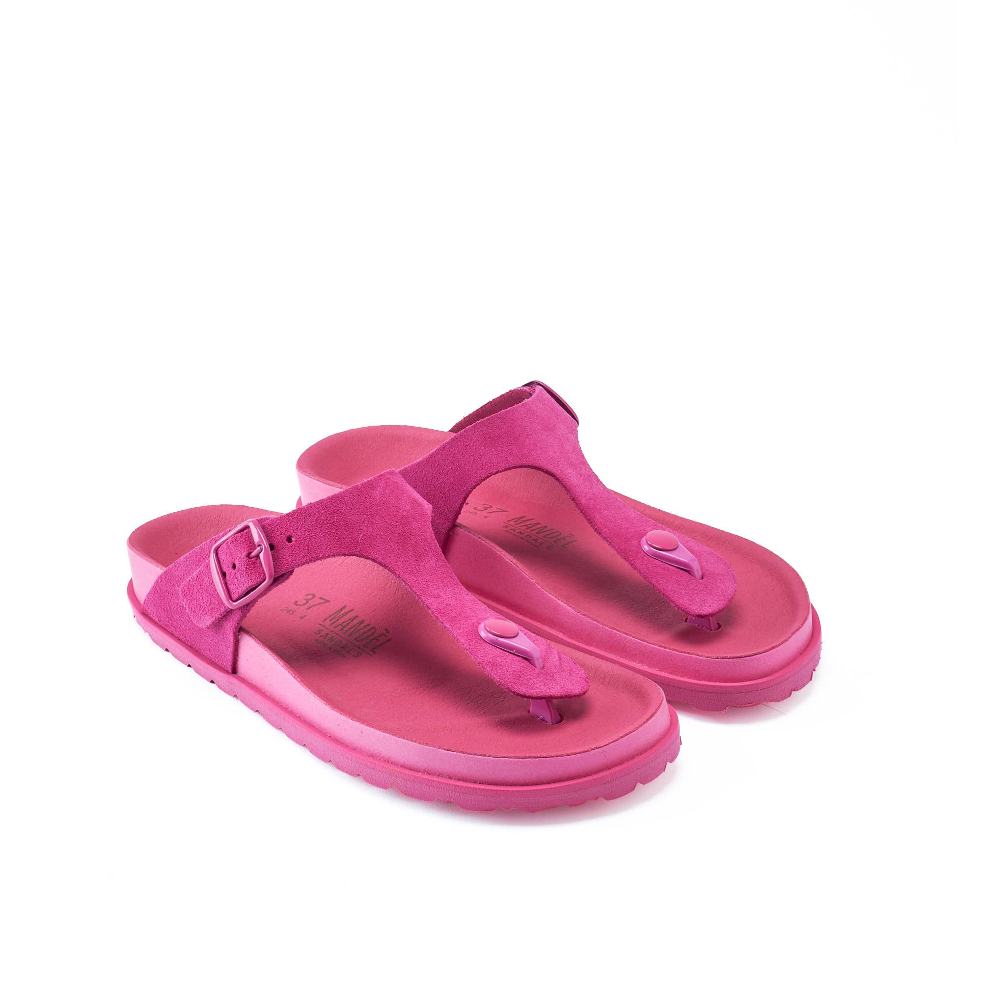 Mandél - Wholesale Flip Flops - Women's - Pink flip-flop sandals - Art.MD21615