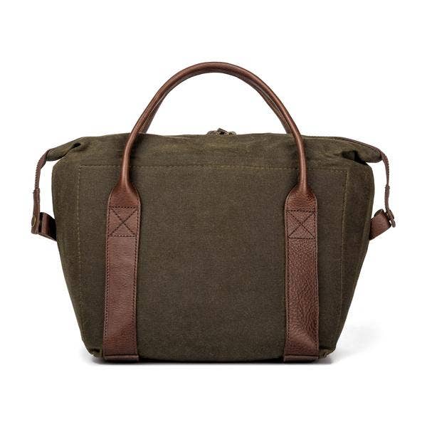 Mission Mercantile Leather Goods – Engroshandel Køletaske – Hvid Wing Voksbehandlet lærred Cooler8