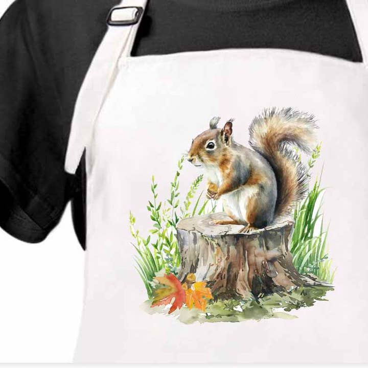 M Design Studio Gifts - Wholesale Apron - Squirrel Apron