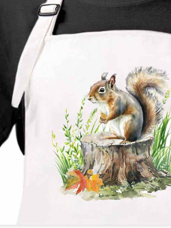 Squirrel Apron for wholesale by M Design Studio Gifts