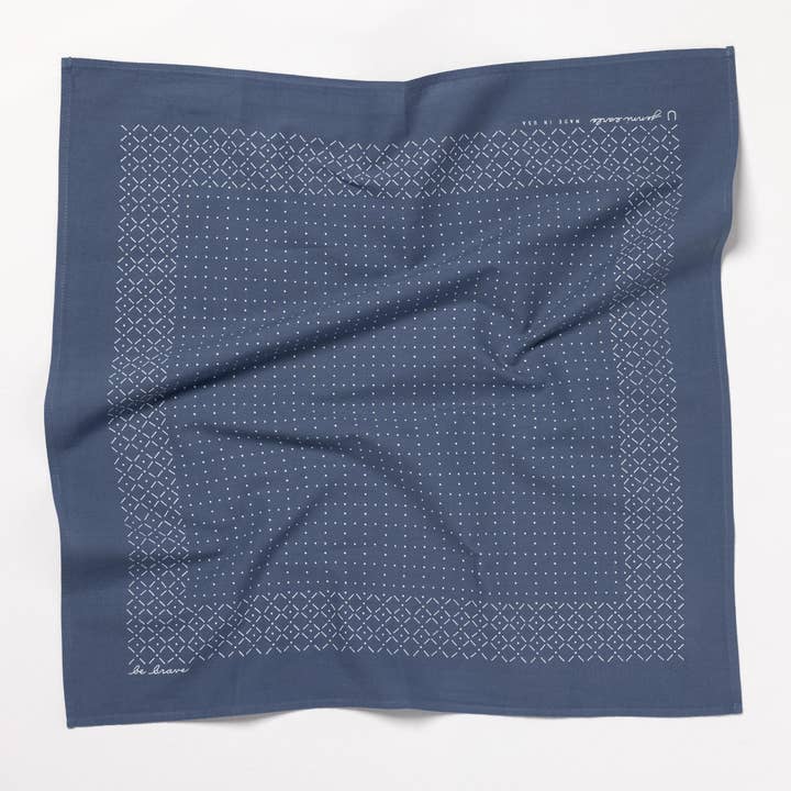 Bandana "Be Brave" Heritage – Produzido de forma ética nos EUA por atacado de Jenni Earle