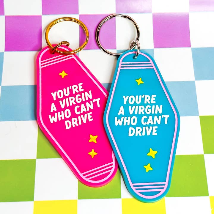 Vous êtes une vierge qui ne peut pas conduire - Gravure au laser et à la main pour la vente par The Hissin' Kitten