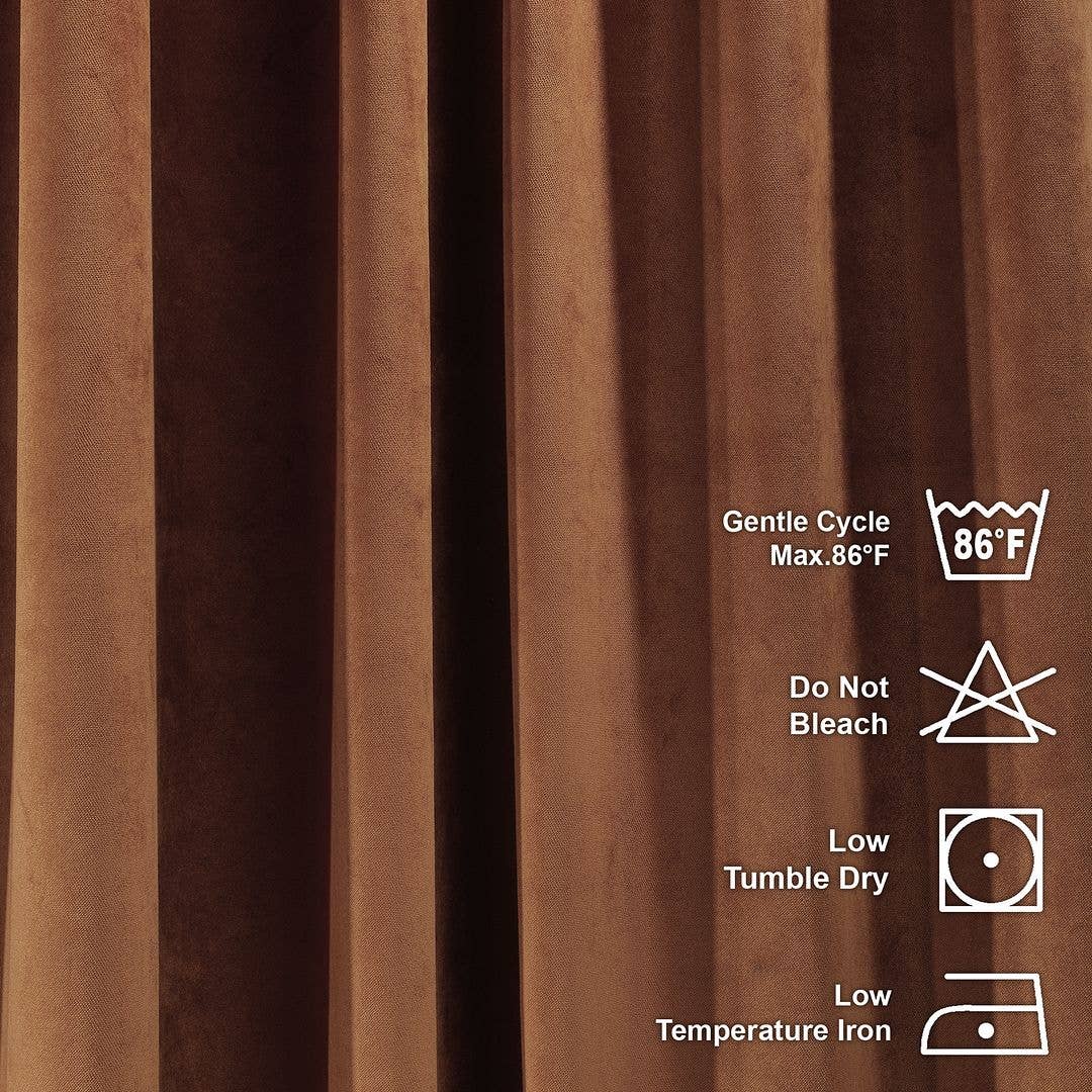 Bes Home Design – Engroshandel Gardin – 100 tommer brede og ekstra lange matterede fløjlsgardiner i specialmål6