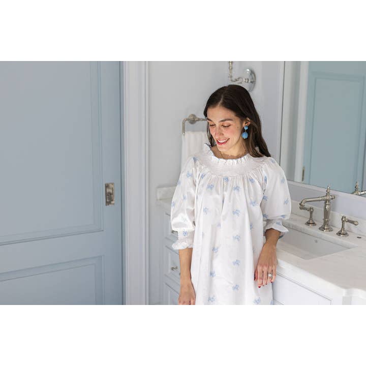 Lenora – Camisa de noite - Mulher por atacado – CAMISOLA DE NOITE DE MANGA COMPRIDA BORDADA EM ALGODÃO NANCY10