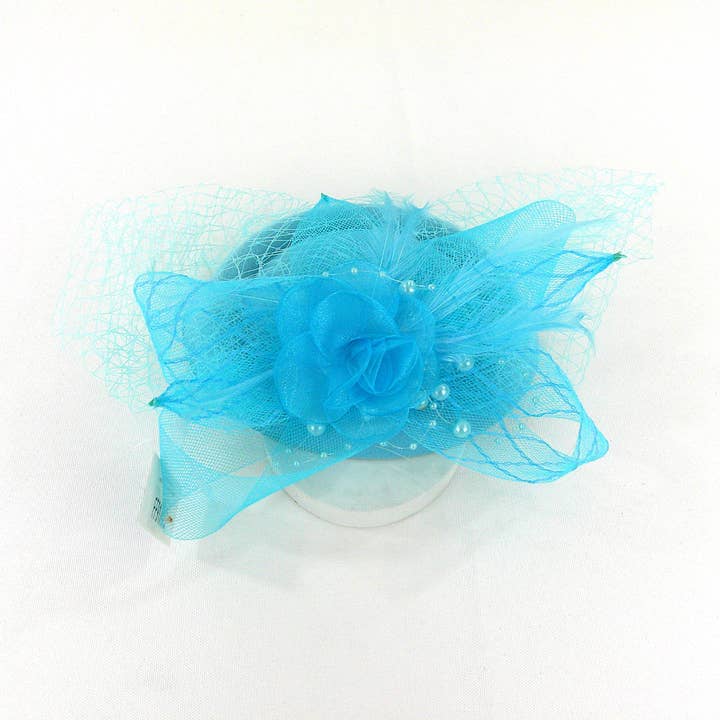 TAPA fashion - Wholesale Fascinator Hat - Women's - Kentucky Derby & Tea Party Flower Feather Hat FF917 (2PC)3